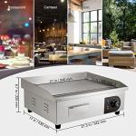 VEVOR 22" Electric Flat Top Griddle, 1600W