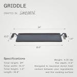 Made In Carbon Steel Griddle - Induction Ready