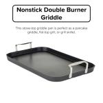 Viking Nonstick Double Burner Griddle Pan 19"x11
