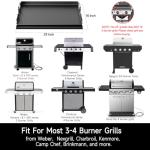 Universal Nonstick Griddle for Gas Grill - 23"x16