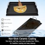 Universal Nonstick Griddle for Gas Grill - 23"x16