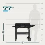 Charbroil 28" Propane Gas Griddle with Cart