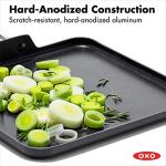 OXO 11" Ceramic Nonstick Griddle Pan, Black