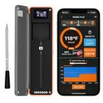 Bluetooth Meat Thermometer with Thin Probe & Remote Tracking