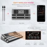 Wireless Smart Meat Thermometer with Remote Monitoring