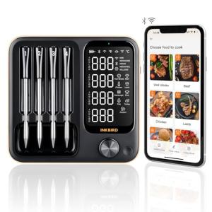 Inkbird Wireless Meat Thermometer with 4 Probes