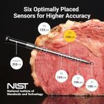 Smart Wireless Meat Thermometer with Bluetooth & Probes