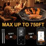 EIHO Bluetooth Meat Thermometer with 2 Probes