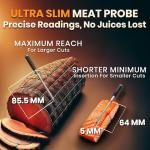Wireless Meat Thermometer with Smart Digital Probe