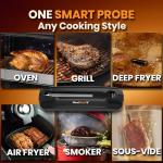 Wireless Meat Thermometer with Smart Digital Probe