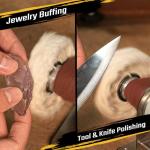 Electric Knife and Tool Sharpener with Adjustable Speed