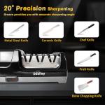 DSkiley 3-Stage Electric Knife Sharpener for Kitchens