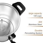 135-Cup Stainless Steel Coffee Urn for Events