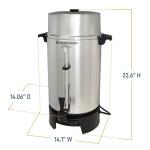 West Bend 100-Cup Coffee Urn with Temperature Control