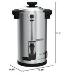 50-Cup Stainless Steel Commercial Coffee Percolator
