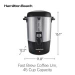 Hamilton Beach 45-Cup Coffee Urn & Beverage Dispenser