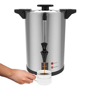 32-Cup Stainless Steel Coffee Urn for Events
