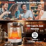 100-Cup Stainless Steel Coffee Urn Machine