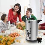 32-Cup Stainless Steel Coffee Urn for Events