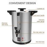 32-Cup Stainless Steel Coffee Urn for Events