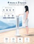 Portable 42-Inch Air Conditioner with Remote Control