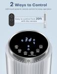 Portable 42-Inch Air Conditioner with Remote Control