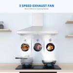 FIREGAS 30" Stainless Steel Range Hood with Fan