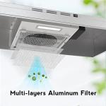 30" Convertible Stainless Steel Under Cabinet Range Hood