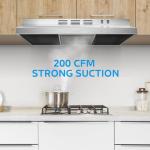 Midea 30" Under Cabinet Ductless Kitchen Vent Hood