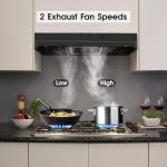 Zomagas 30-Inch Convertible Under-Cabinet Range Hood