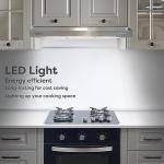 CIARRA 30-Inch Convertible Ductless Range Hood