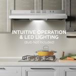 Midea 30" Under Cabinet Ductless Kitchen Vent Hood