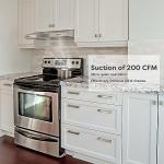 CIARRA 30-Inch Convertible Ductless Range Hood