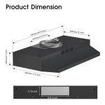 Zomagas 30-Inch Convertible Under-Cabinet Range Hood