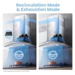 COMFEE' 30" Wall Mount Range Hood with LED Lights