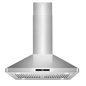 Cosmo 30" Lumin Island Range Hood, 380 CFM