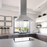 Cosmo 30" Lumin Island Range Hood, 380 CFM