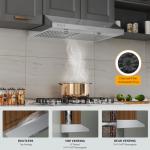 30-Inch Empava Under Cabinet Range Hood, 300 CFM