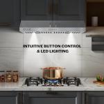 30-Inch Empava Under Cabinet Range Hood, 300 CFM