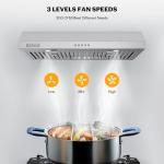 30-Inch Empava Under Cabinet Range Hood, 300 CFM