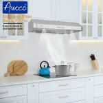 Awoco Stainless Steel 30" Under Cabinet Range Hood