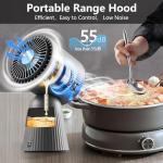 Zomagas Portable Desktop Range Hood with Filters