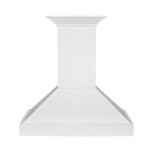 ZLINE 30" Wooden Wall Mount Range Hood - White