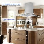 30" Stainless Steel Island Range Hood, 700 CFM