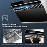 FOTILE JQG7505 30” Range Hood - Modern Onyx Black