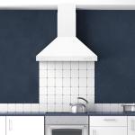 Hauslane 30" Matte White Wall Mount Range Hood
