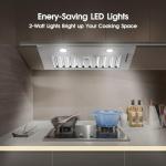 20-Inch Range Hood Insert with 600 CFM Power