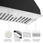 20-Inch Range Hood Insert with 600 CFM Power