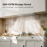 VIKIO HOME 30-Inch Range Hood Insert with Filters