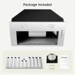 20-Inch Range Hood Insert with 600 CFM Power